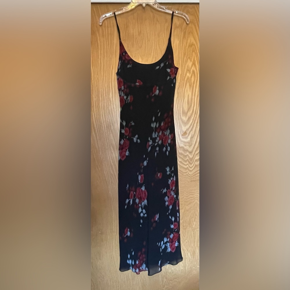 Bebe Rose print dress